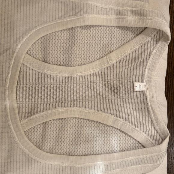 Lululemon White Racerback Tank - Picture 4 of 4